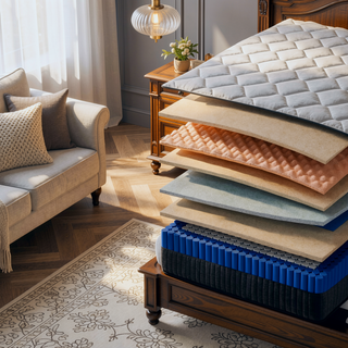 Sunvega King Size Cooling Gel Memory Foam Hybrid Mattress with Pocket Springs for Medium Firmness