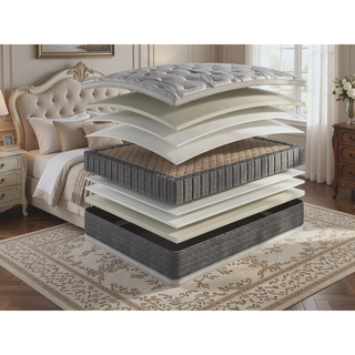 Sunvega King Size Plush Two Sided Bamboo Mattress with CoolTouch Cover