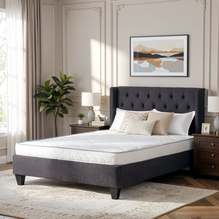 Sunvega High-Density Reversible Foam Mattress with Quilted Design for Support