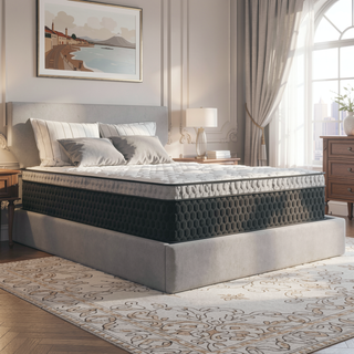 Sunvega Ultra Cooling Copper Infused Hybrid Mattress with Euro-Top and Dynamic Edge Coils