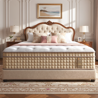 Sunvega 14 Inch Queen Hybrid Mattress with Pocket Springs and Cooling Gel Memory Foam