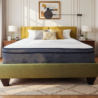 Sunvega Soft Polyester Knit Cover Multi-Layer Foam Hybrid Plush Mattress