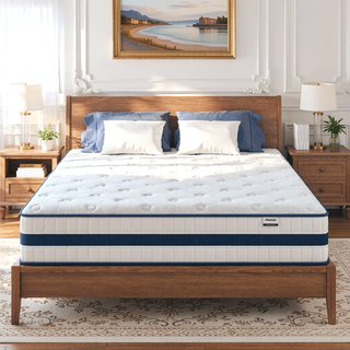 Sunvega 12 Inch Twin Hybrid Mattress in a Box with Cooling Memory Foam