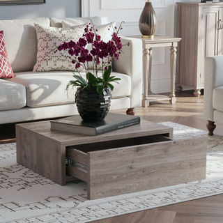 Sunvega Wall-Mounted Nightstand with Drawer for Bedroom and Living Room