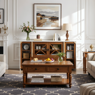 Sunvega Contemporary White High Gloss Dresser with Chrome Handles and Smooth Gliding Drawers