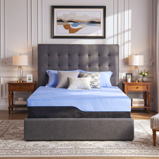 Sunvega 12 inch Hybrid Cooling GelCare Memory Foam and Coil Mattress King Size