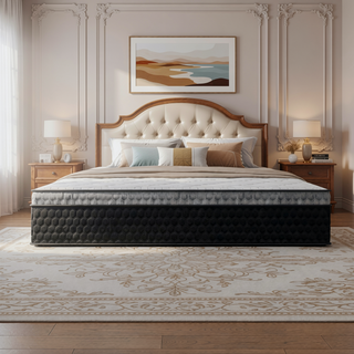 Sunvega Ultra Cooling Copper Infused Hybrid Mattress with Euro-Top and Dynamic Edge Coils