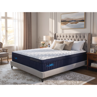 Sunvega 14 Inch Queen Size Firm Hybrid Mattress with Cooling Foams and Reinforced Edges