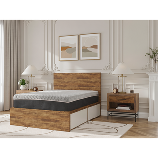 Sunvega Copper Infused Hybrid Queen Mattress with Soft Memory Foam and Pocketed Coils