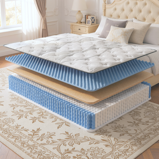 Sunvega Diamond Nina Copper Cooling Supportive Hybrid Mattress with Euro-Top