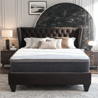 Sunvega Plush Euro Top Gel Memory Foam Hybrid Mattress with Pocket Coils