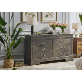 Sunvega Metallic Black Transitional Storage Solution with Multiple Drawers