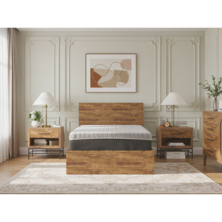 Sunvega Copper Infused Hybrid Queen Mattress with Soft Memory Foam and Pocketed Coils