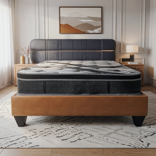 Sunvega King Size Plush Memory Foam Mattress with Euro Top Design for Added Comfort