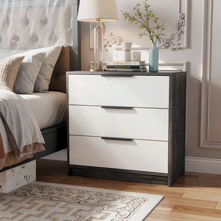 Sunvega Washington Three Drawer Dresser for Bedroom Storage with Easy Assembly
