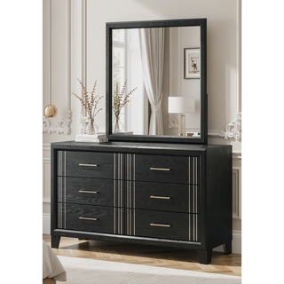 Sunvega Contemporary White Beige Finish Wooden Nightstand with Two Drawers