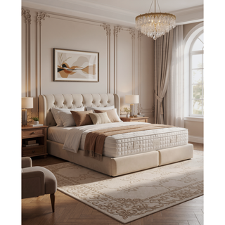 Sunvega Restful Nights 14 Inch Euro Top Plush Queen Mattress with Cooling Comfort