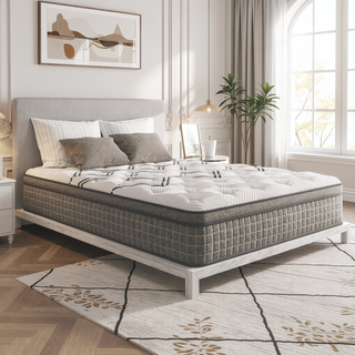 Sunvega Diamond Soto Cooling Copper Conforming Hybrid Luxurious Euro-Top Mattress
