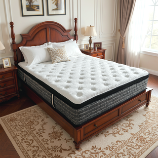 Sunvega 14 Inch Hybrid Pocket Coil and Gel Memory Foam Mattress for Enhanced Support