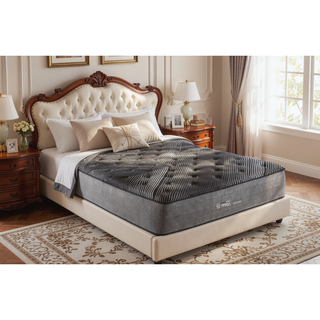 Sunvega 14 Inch Plush Quilted Twin XL Mattress with Copper Gel Ice Cover