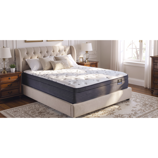 Sunvega Restonic 14.5 Inch Euro Top Mattress with Cooling Foam and Reinforced Lumbar Support