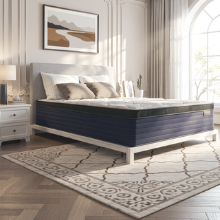 Sunvega Diamond Cleo Cooling Copper Memory Foam Hybrid Mattress with Euro-Top 14" Firm