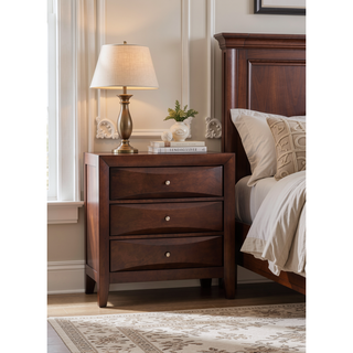 Sunvega Dark Brown Tufted Polyurethane Upholstered King Size Bed Frame