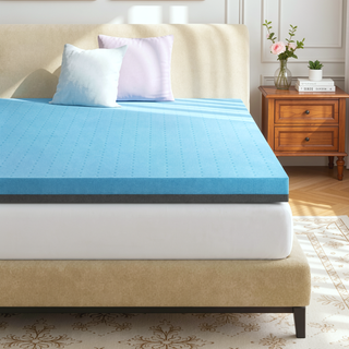 Sunvega 3 Inch Gel Infused Cooling Memory Foam Twin Mattress Topper for Pressure Relief