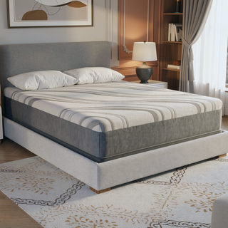Sunvega Ultra Cooling 12" Medium Feel Gel Memory Foam Mattress with Heat Wicking Fabric