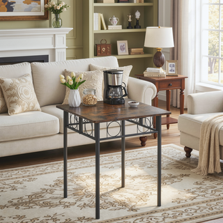 Sunvega Wood Square Table for Kitchen Dining Room Furniture with Timeless Appeal