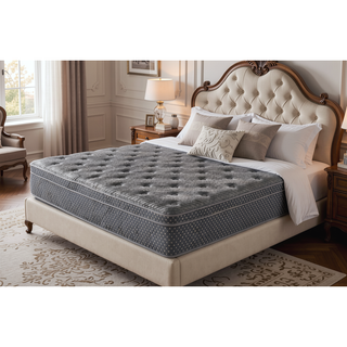Sunvega 13" Quilted Eurotop Hybrid King Mattress with Plush Feel