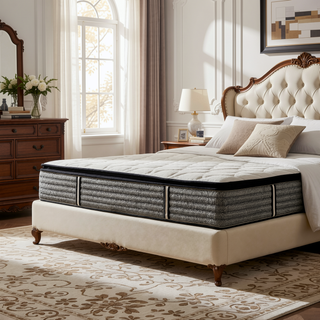Sunvega 14 Inch Hybrid Pocket Coil and Gel Memory Foam Mattress for Enhanced Support