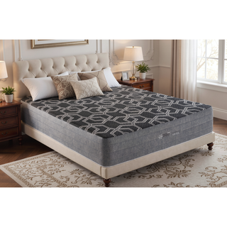 Sunvega 10 Inch Lux Firm Twin XL Cooling Mattress with Ice Cover and HD Foam Core