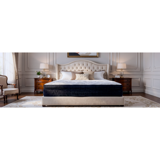 Sunvega Hybrid Plush Queen Mattress with Pocketed Coils and Cooling Fabric