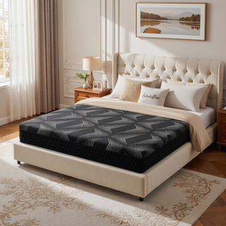Sunvega Diamond Matrix Copper Cooling Hybrid Waterfall Top Mattress with Medium Feel