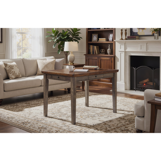 Sunvega Counter Height Two Tone Dining Table with Four Storage Drawers
