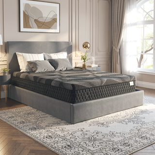 Sunvega Diamond Matrix Copper Cooling Hybrid Waterfall Top Mattress with Medium Feel