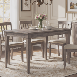 Sunvega Rustic Gray Counter Height Dining Table for Entertaining 60 Inch Long