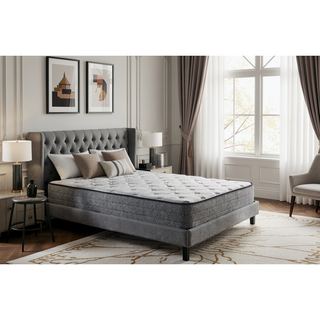 Sunvega Cal King 10" Gel Memory Foam Mattress with 884 Pocketed Coils