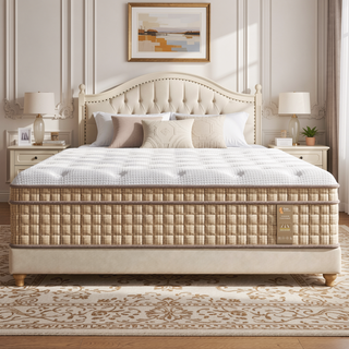 Sunvega 12 Inch King Hybrid Mattress with Pocket Springs and Cooling Gel Memory Foam