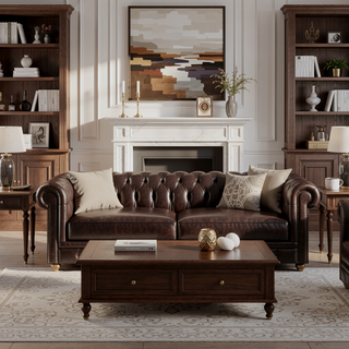 Sunvega Black Wood Grain Dresser with Eight Spacious Drawers and Gold Accents