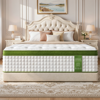 Sunvega 12 Inch Queen Size Hybrid Mattress with Gel Memory Foam and Pocket Springs for Pressure Relief
