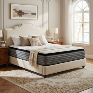 Sunvega 14 in. King Size Hybrid Pocket Coil and Gel Memory Foam Mattress
