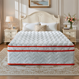Sunvega King Size 10 Inch Hybrid Mattress with Memory Foam and Pocket Springs