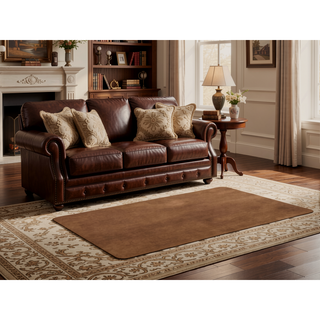Sunvega Rectangular Walnut Finish Dining Table with Fixed Tabletop for Dining Space