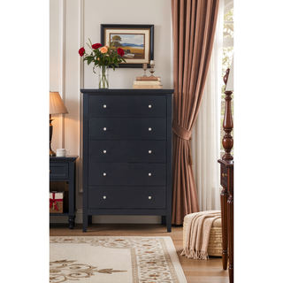 Sunvega Primo Bedroom Group Chest with Durable Print Finish and French Dovetail Drawers