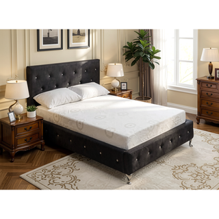 Sunvega Green Tea Infused Polyester Memory Foam Queen Size Mattress for Optimal Body Support