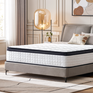 Sunvega King Size Hybrid Mattress with Memory Foam and Individually Wrapped Springs