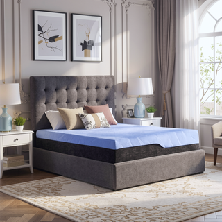 Sunvega 12 Inch Hybrid Cooling Latex Foam and Coil Queen Size Mattress