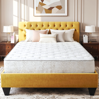 Sunvega Premium 9 Inch Medium Pocket Spring Full Size Mattress with Soft Knit Fabric